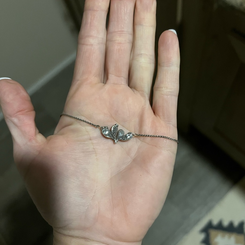 James Avery Silver Leaf Necklace